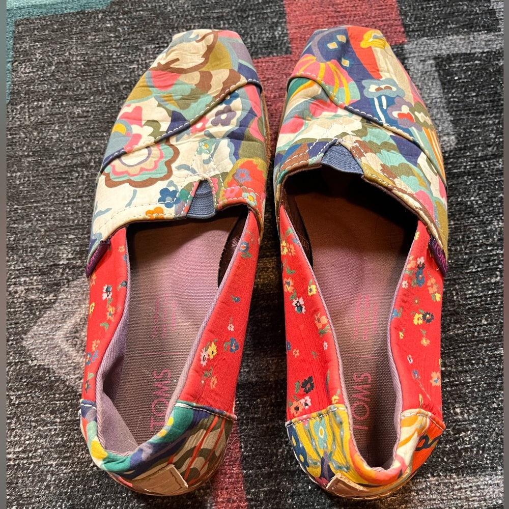 Toms Women’s Alpargata Liberty and London Collab Shoes Size 5.5 - Picture 5 of 6
